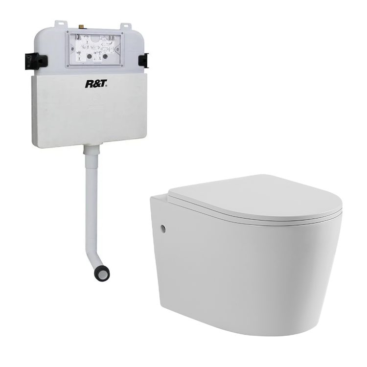 Rainia Concealed Wall-Hung Suite (Geberit)