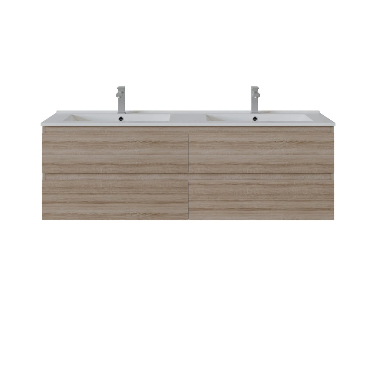 Vita Flux Wall-Mounted PVC Cabinet with U shape soft closing drawers 1200-1500mm