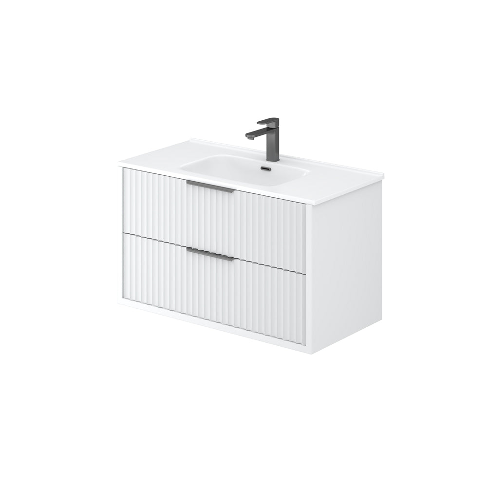 Marmore Aeterna Wall-Mounted  PVC Cabinet with Soft closing drawers 600-900mm