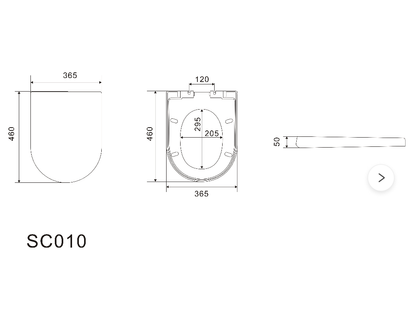 Toilet Cover For Model 016