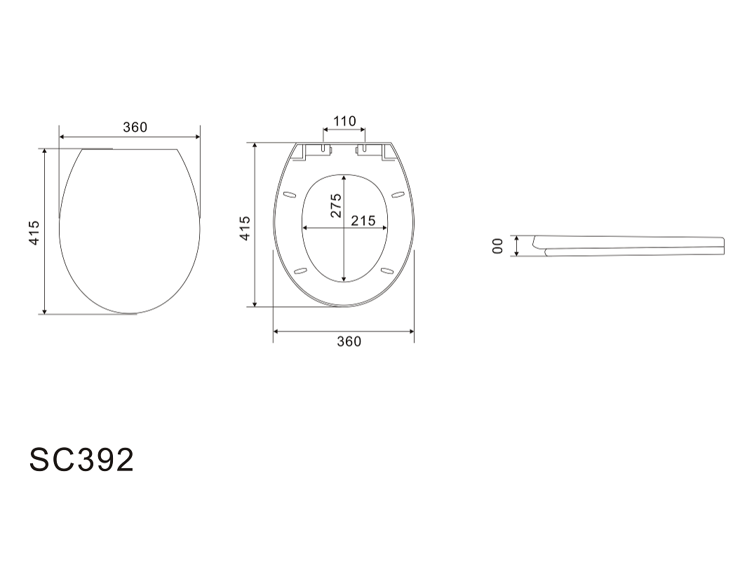Toilet Cover For Model 009