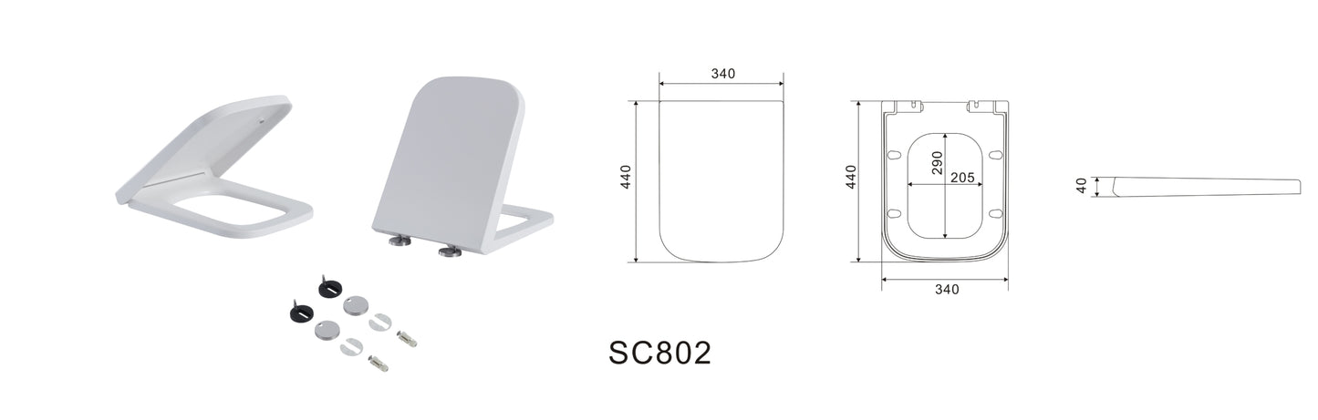 SC802 Toilet cover