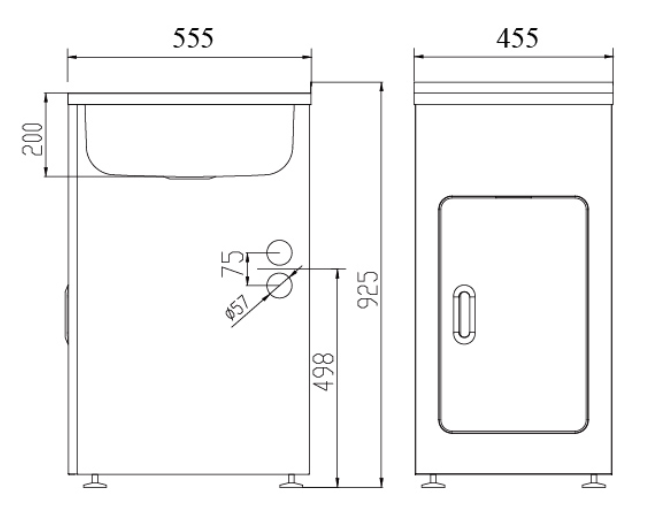 Stainless Steel Laundry Tub 305-600mm SLT305 /SLT390 /SLT455 /SLT5039 /SLT555 /SLT600