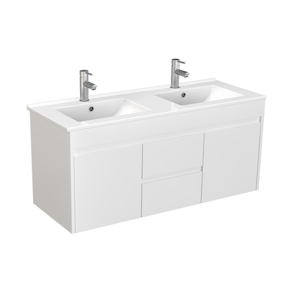 Wall Hung White Polyurethane PVC Standard Vanity 600-1800mm