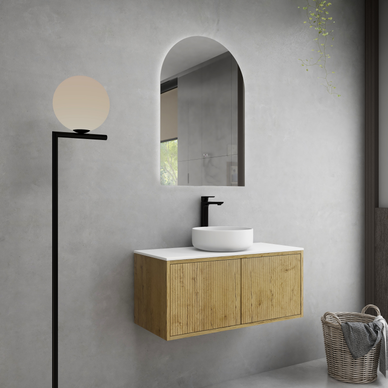 Cielo Slim Wall-Mounted Vanity 590/740/890mm