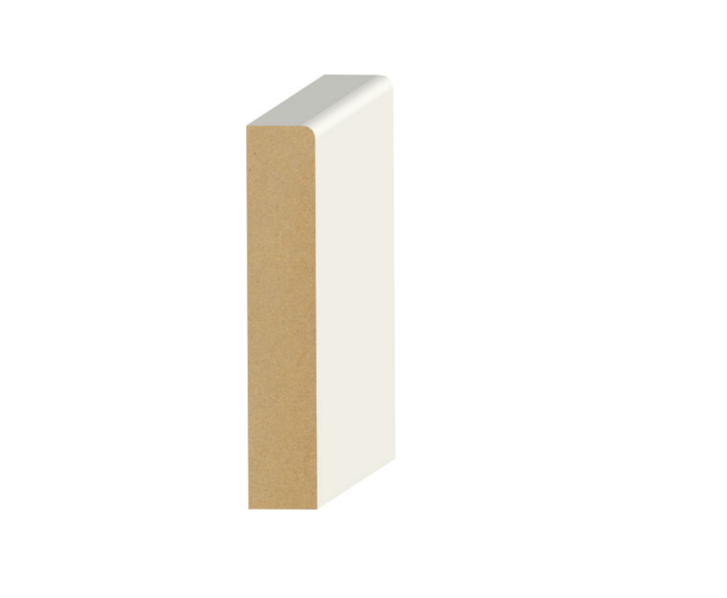 Baseboard Molding, Skirting Board, Durable Polimer Floor Moulding(White)