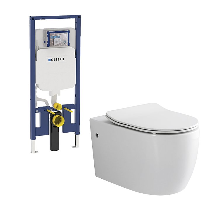 Veda Concealed Wall-Hung Suite (Geberit)