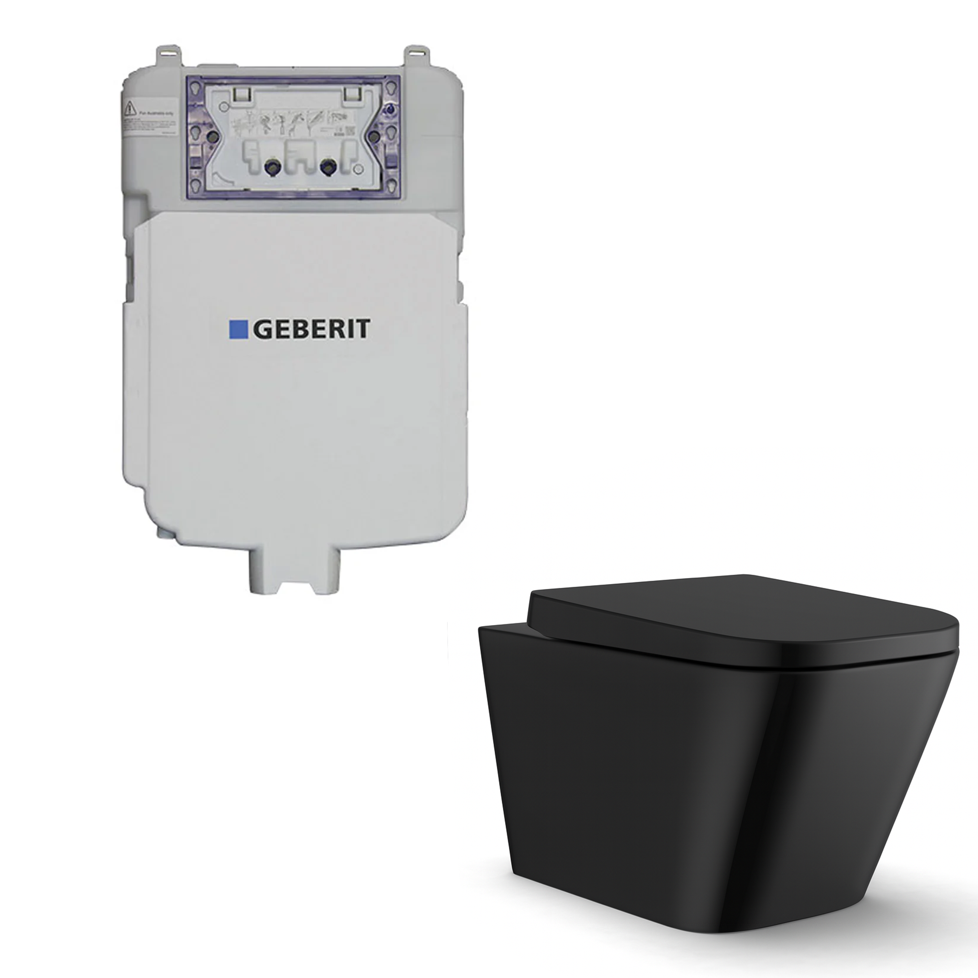 Flux Geberit inwall Wall-Mounted  Toilet Suite