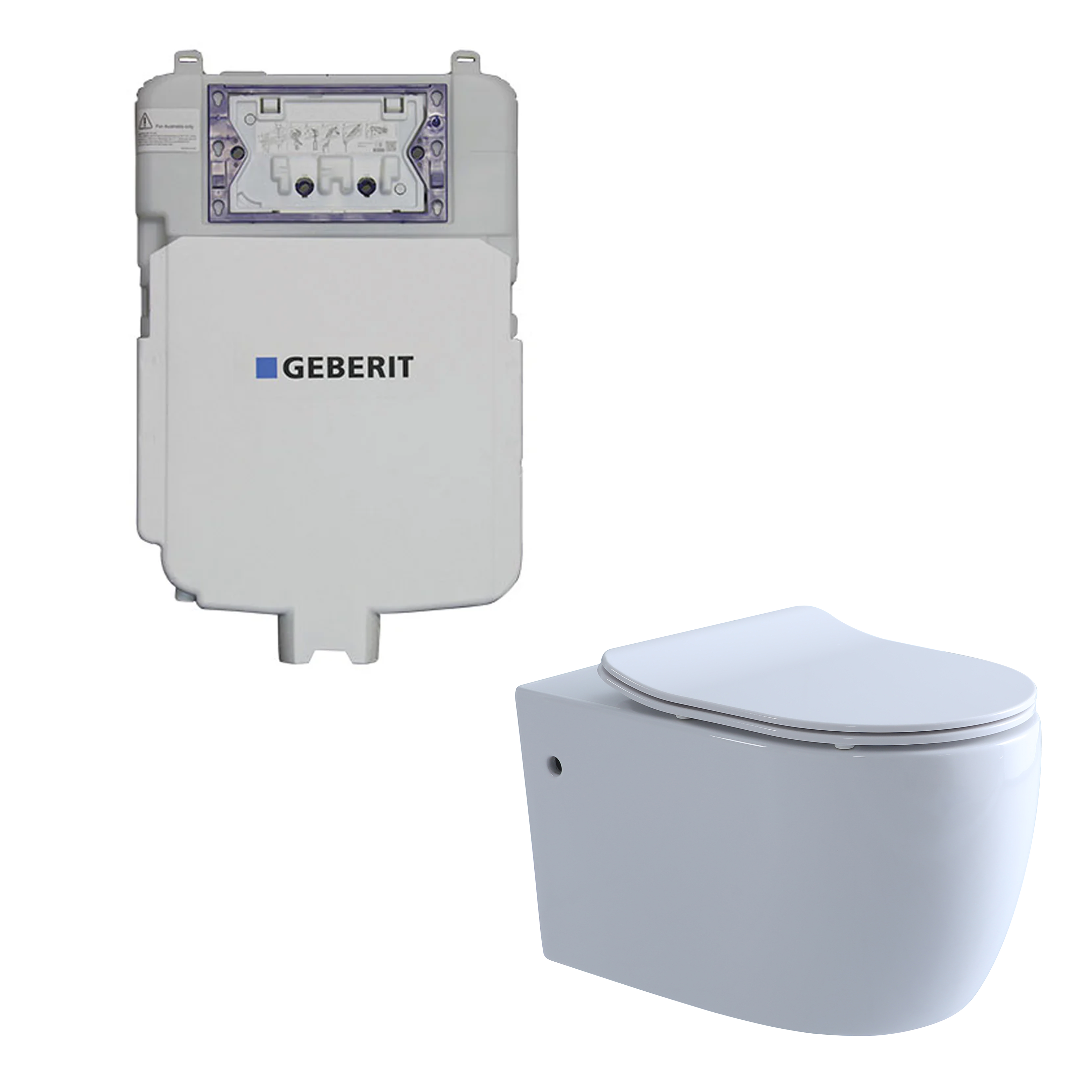 Aqualis Concealed Wall-Hung Suite (Geberit)