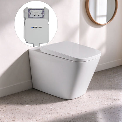 Flux Geberit inwall floor Toilet Suite