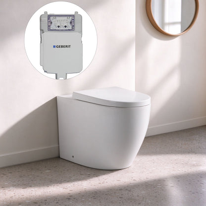 Elara Ambulant inwall Wall-FacedToilet Suite With In-Wall Cistern