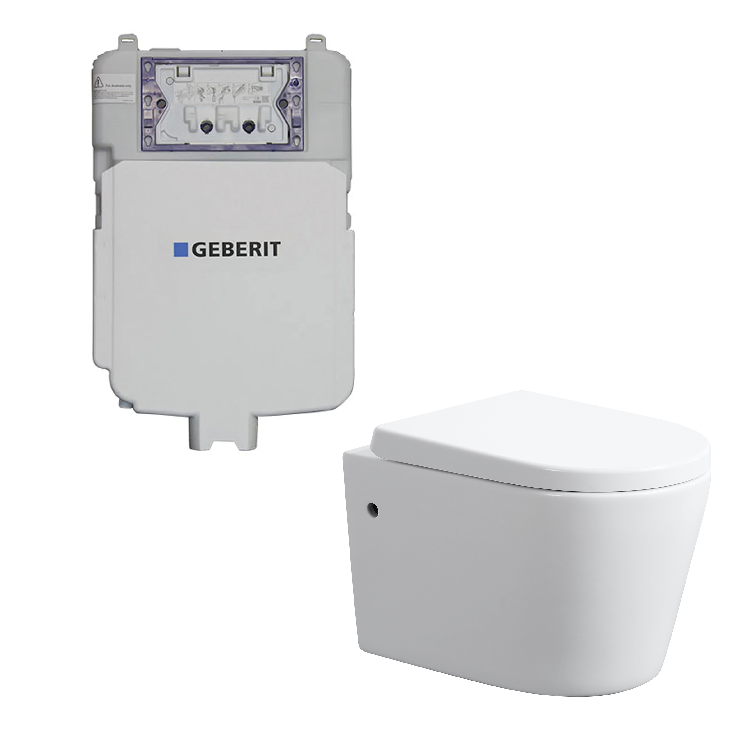 Flux Geberit inwall Wall-Mounted  Toilet Suite