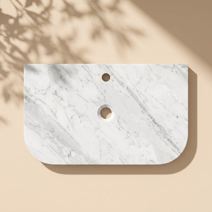 Silica-Free Artificial Quartz Top - Curve 600-1800mm (Luxern)