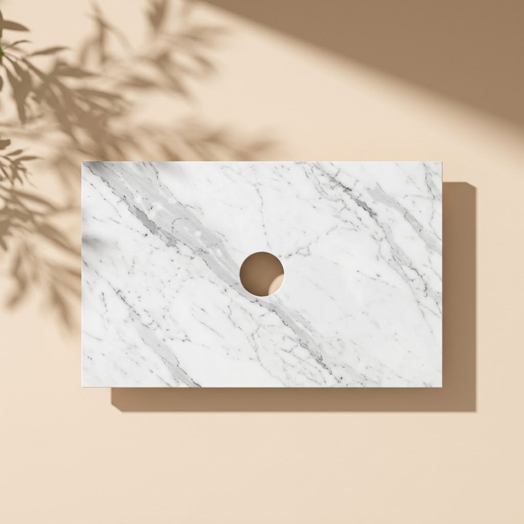 Silica-Free Artificial Quartz Top - Standard 600-1800mm (Luxern) LH-VT13Q-600-1800