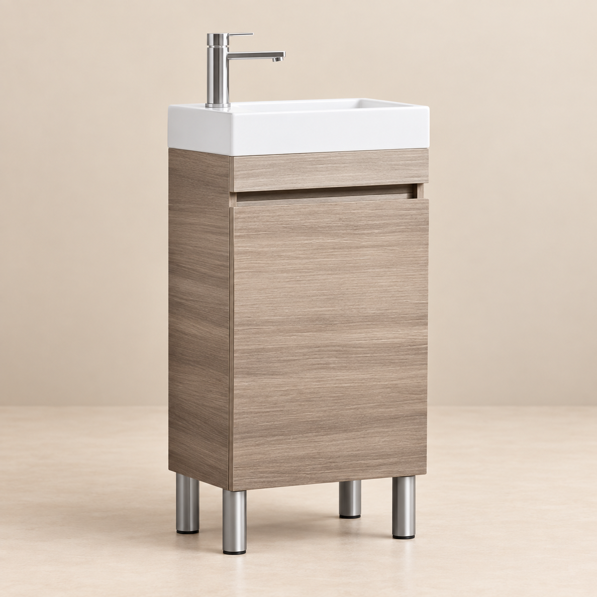 Slim Free-Standing PVC Vanity  450/600/750/900mm