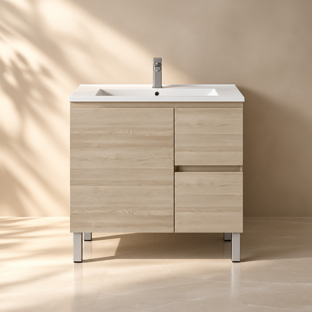 Slim Freestanding Vanity with Legs 750*360*860mm (Luxern)