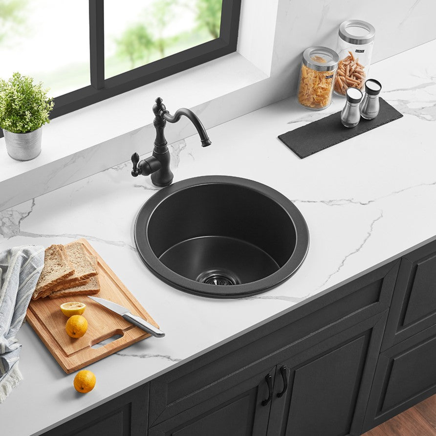 Sintered Stone Undermount Kitchen Basin  410/466mm