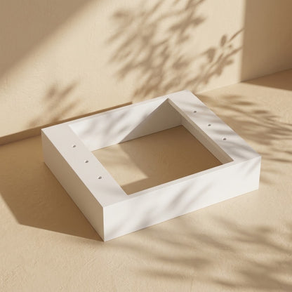 White Polyurethane PVC Cabinet  Kickboard