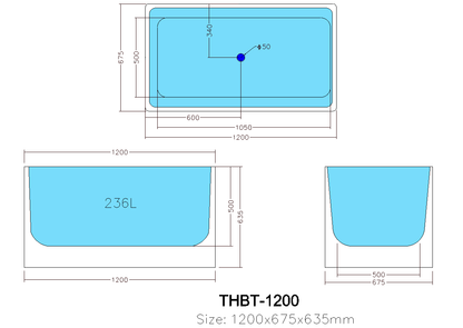 Theo Multifit Bath 990-1700mm