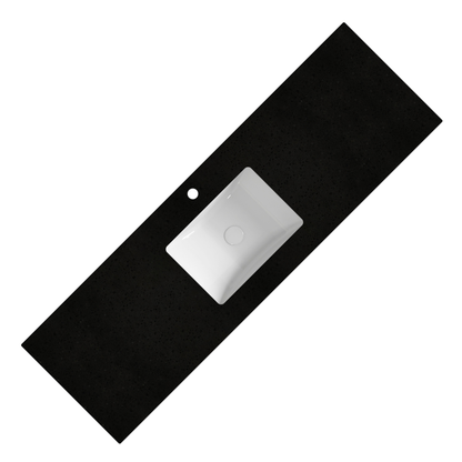 Galaxy Black Stone Top with Undermount Basin 600-1800mm