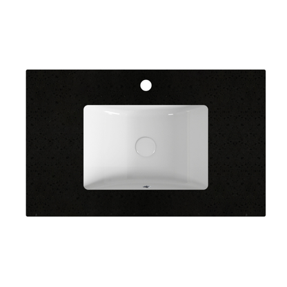 Galaxy Black Stone Top with Undermount Basin 600-1800mm