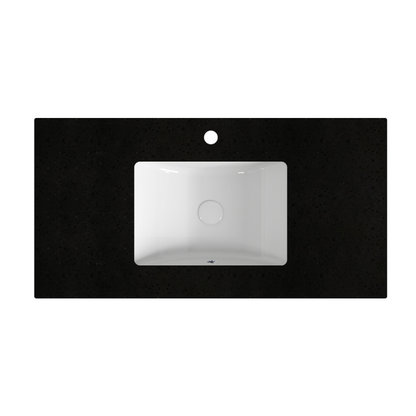 Galaxy Black Stone Top with Undermount Basin 600-1800mm