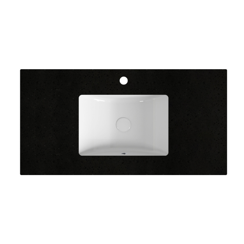 Galaxy Black Stone Top with Undermount Basin 600-1800mm