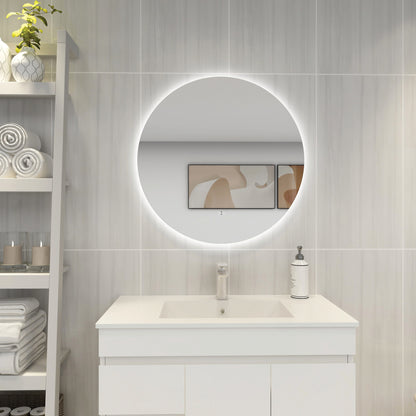 Backlit LED Mirror Smart Touch Free Controls 750*750mm UL750BM
