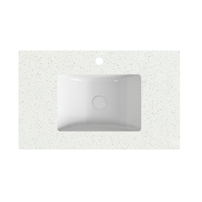 Speckle White Stone Top 600-1500mm