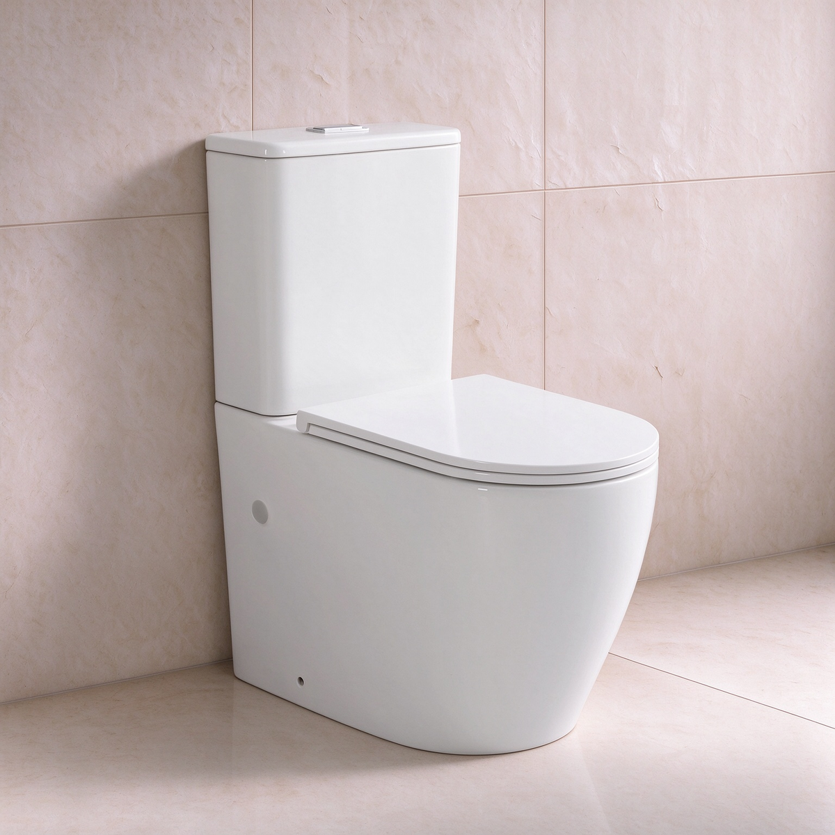 Nova Tornado Flush BTWl Rimless Toilet Suite 655*385*840mm