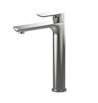 35mm Vessel Basin Mixer Brushed Nickel