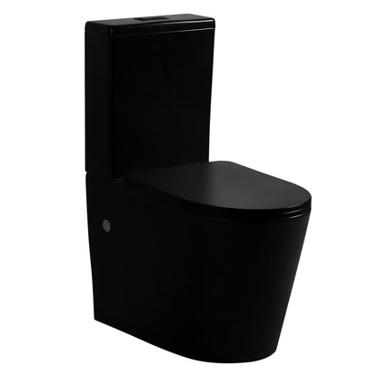 Roland Rimless Toilet Suite - Matte Black 655*380*870mm