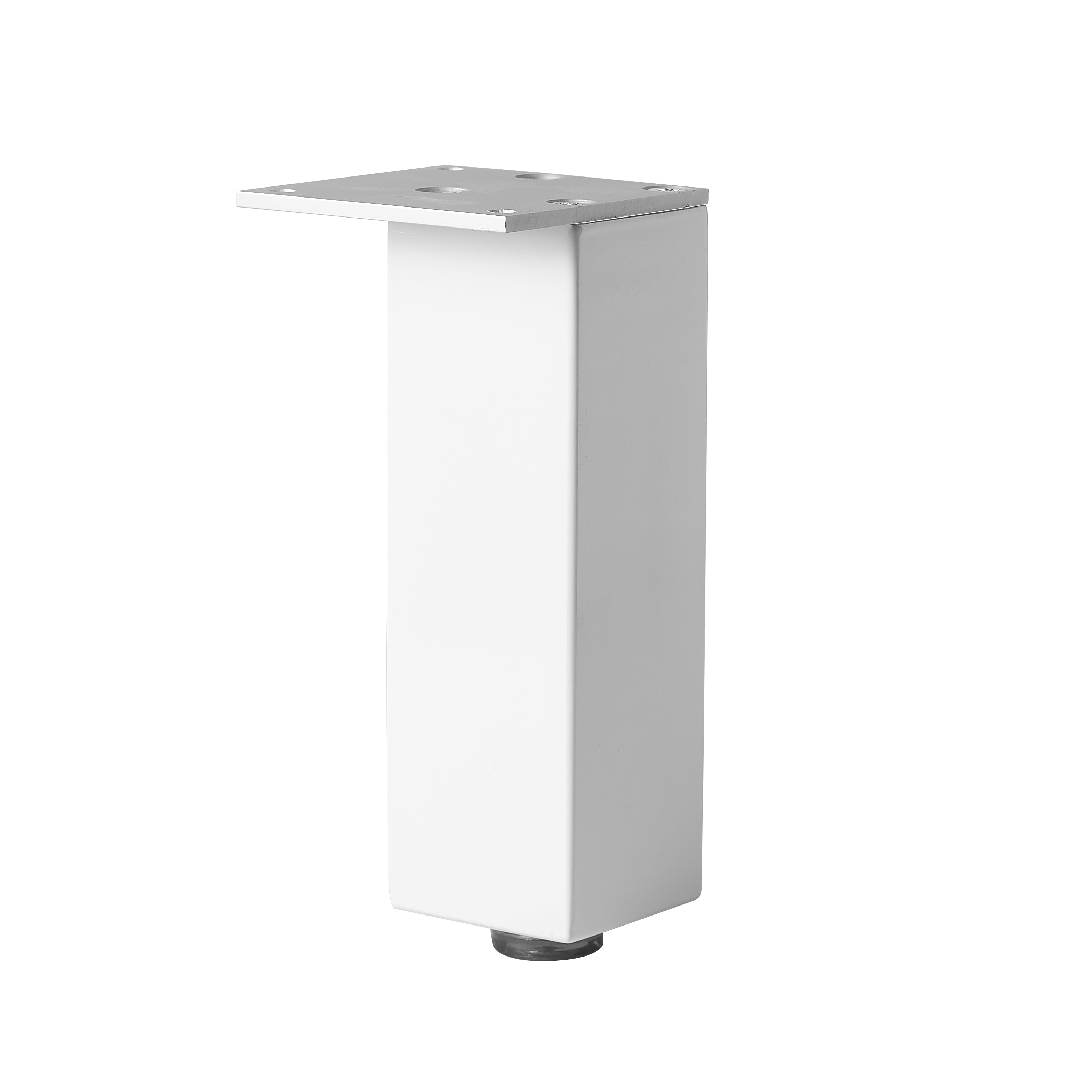 Wood Square Leg Matte White Pack of 4