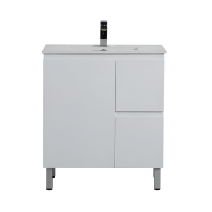 Bathroom Vanity White PVC Polyurethane 750*460*880mm