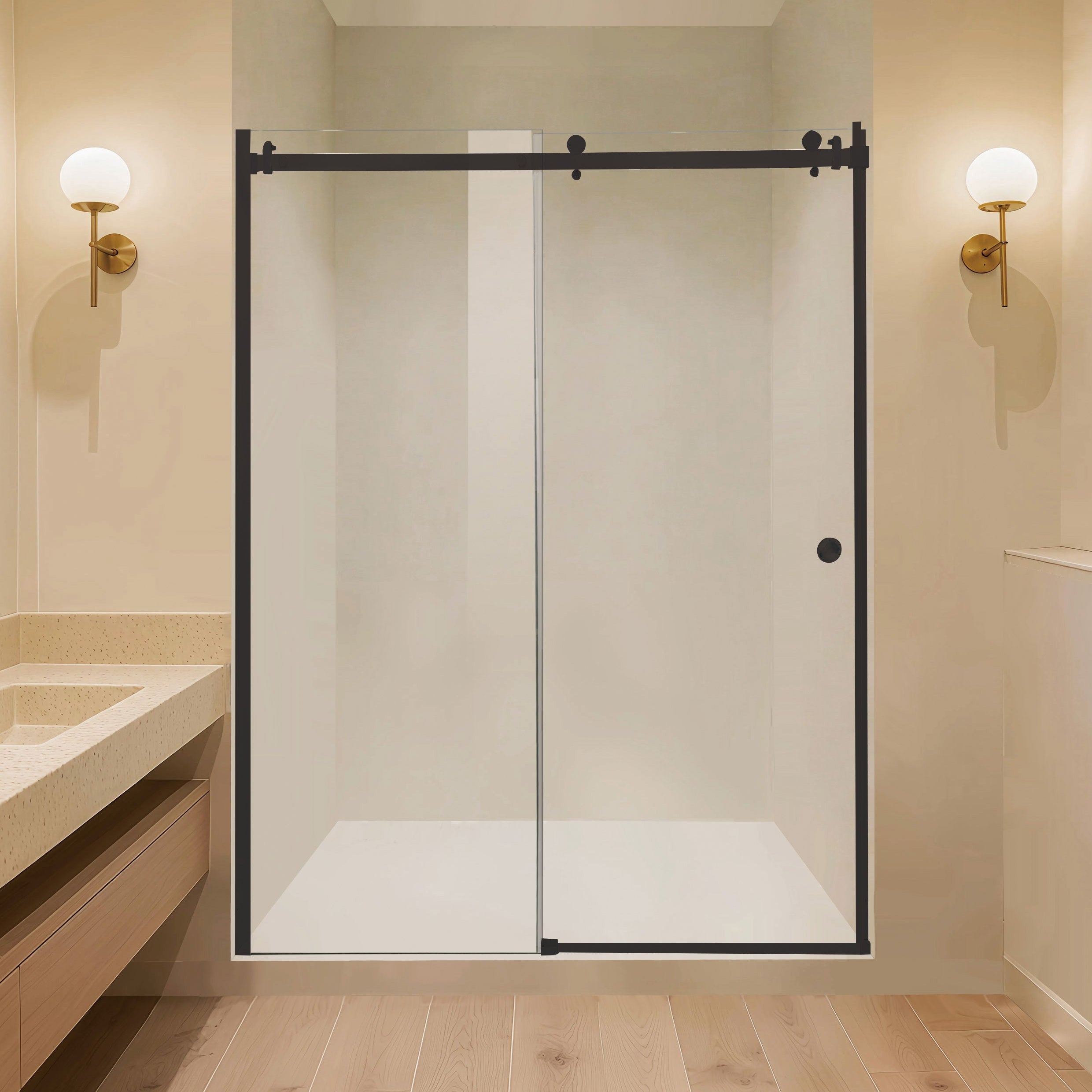 Framed Shower Screen Universal Hardware Package B