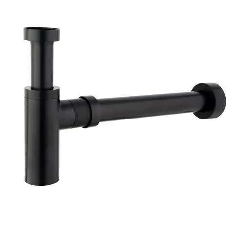 Brass 40mm bottle trap Matte Black