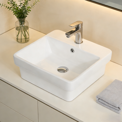 Insert Basin with tap hole 415*415*155mm