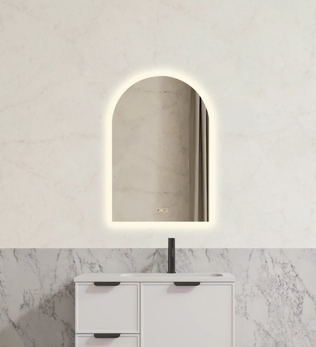 Backlit LED Bathroom Mirror – Smart Touch Frameless Wall Mirror 600*900mm