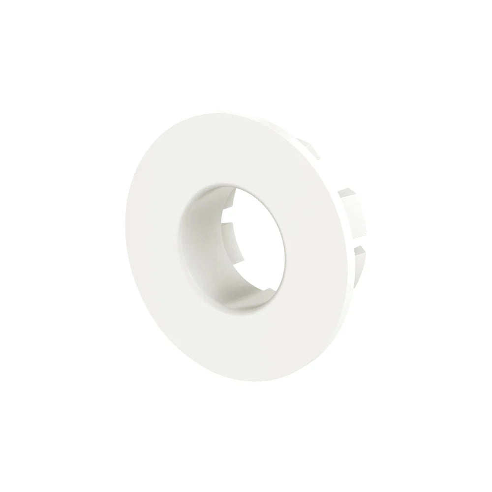 Overflow Ring Matte White Brass