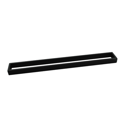 Single Towel Rail 600mm Chrome/Black