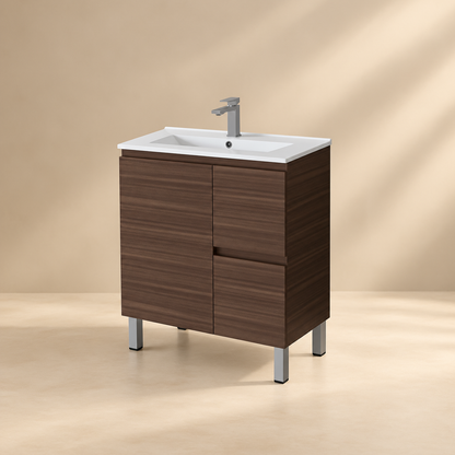 Slim Freestanding Vanity with Legs 750*360*860mm