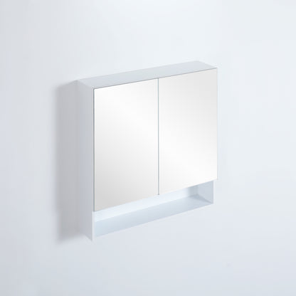 Matte White Fremantle Mirror Shaving Cabinet 600-1480mm FMWSV600/750/900/1200/1500
