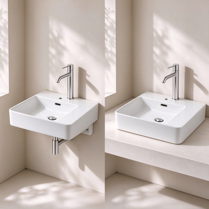 Wall-Mounted Basin 600*420*120mm LH-BS66-600