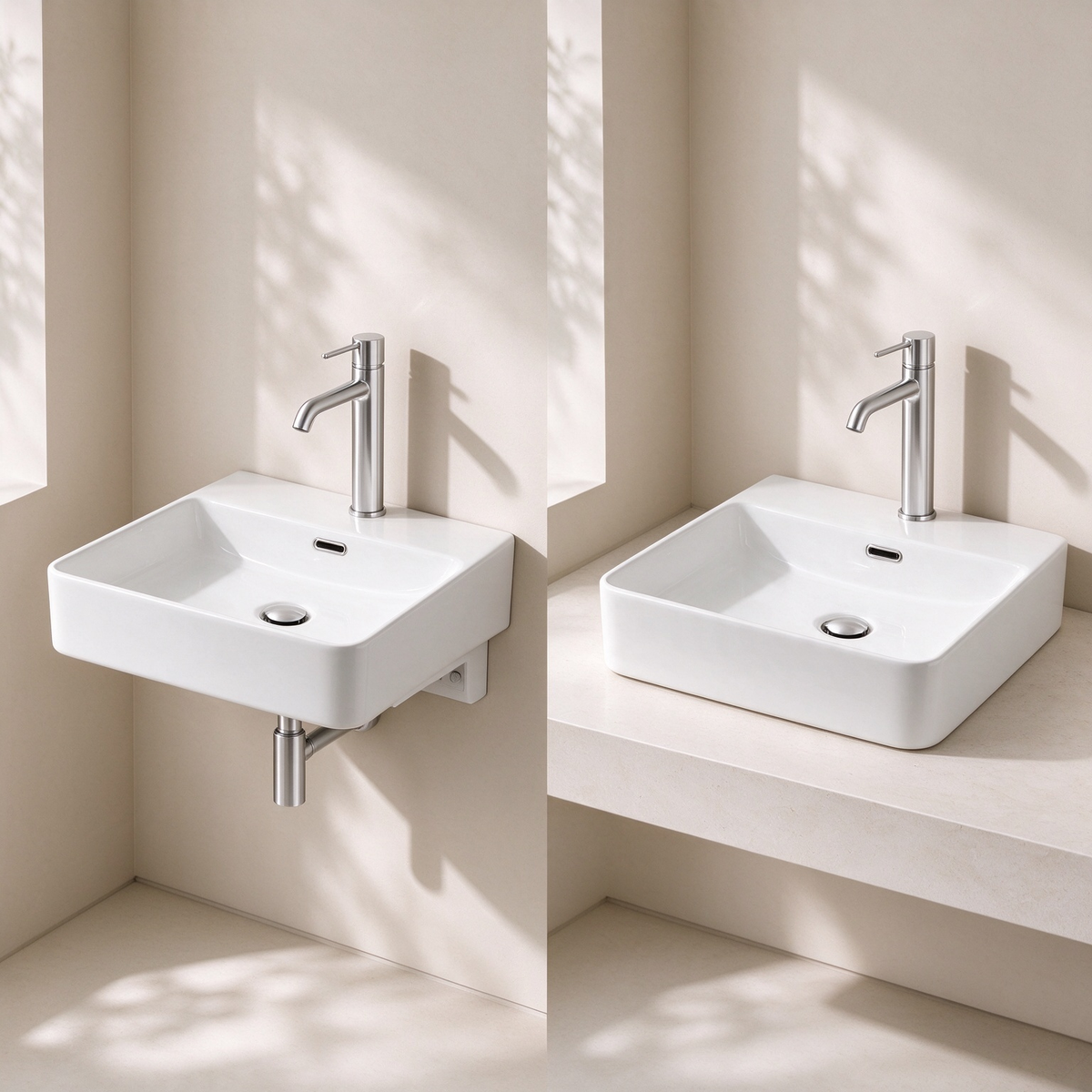 Wall Hung/Above Counter Basin 505*425*125mm LH-BS63-505WH